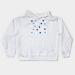 Blue Stars Kids Hoodie